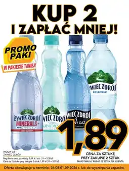 Kupiec Woda lekko gazowana Żywiec Zdrój Minerals+ oferta