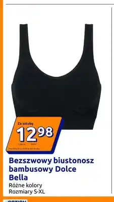 Action Bezszwowy biustonosz bambusowy Dolce Bella oferta