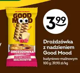 Żabka Drożdżówka z nadzieniem budyniowo-malinowym Good Mood oferta