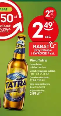 Żabka Piwo Tatra oferta