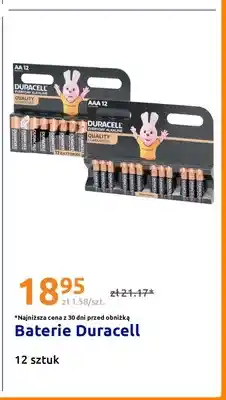 Action Baterie Duracell Aaa 12-pak oferta
