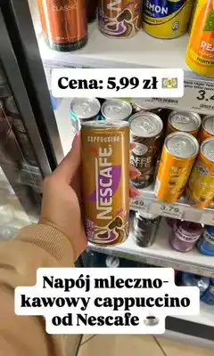 Dino Napój mleczno-kawowy Nescafé Cappuccino oferta