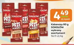 Gama Kabanosy bekonowe Sokołów Przekąski oferta