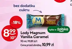 Żabka Lody Magnum Vanilla Caramel bez dodatku cukru oferta
