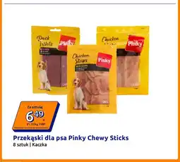 Action Przekąski dla psa Pinky Chewy Sticks kaczka oferta