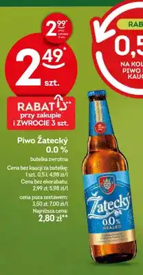 Żabka Piwo bezalkoholowe Žatecký oferta