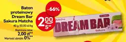 Żabka Baton proteinowy Dream Bar Sakura Matcha oferta
