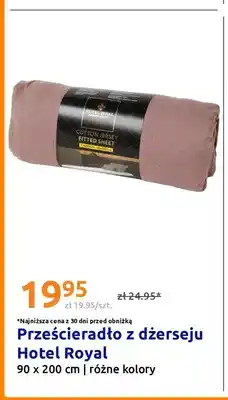 Action Prześcieradło z dżerseju Hotel Royal 90x200 cm oferta
