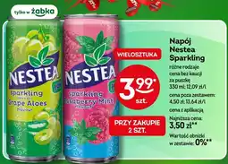 Żabka Napój Nestea Sparkling Grape Aloes oferta
