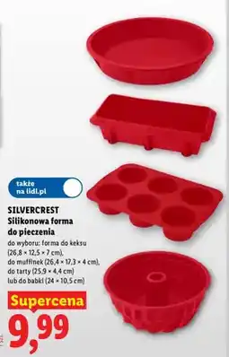 Lidl Silikonowa forma do pieczenia do muffinek Silvercrest oferta