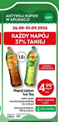 Żabka Napój Lipton Ice Tea peach oferta