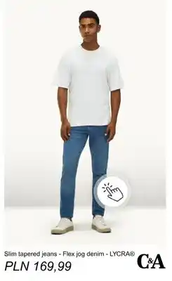 C&A Jeansy Slim tapered Flex jog denim LYCRA C & A oferta