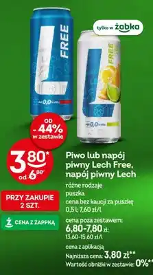 Żabka Piwo bezalkoholowe Lech oferta