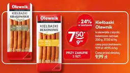Żabka Kiełbaski krakowskie z szynki Olewnik oferta