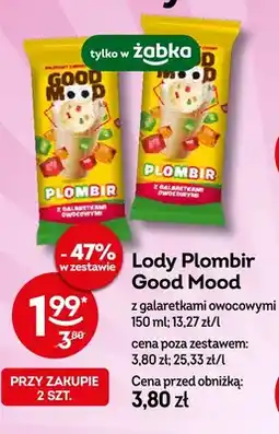 Żabka Lody Plombir Good Mood z galaretkami owocowymi oferta