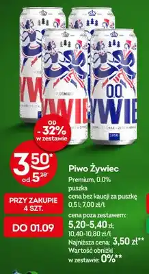 Żabka Piwo Żywiec Premium oferta
