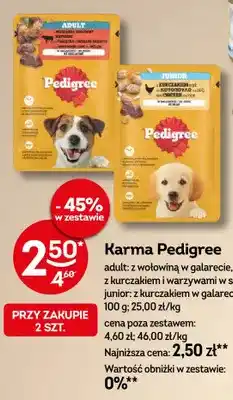 Żabka Karma Pedigree adult z wołowiną w galarecie oferta