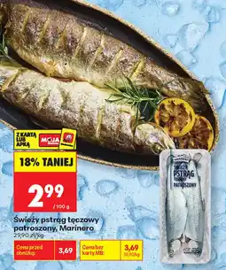 Biedronka Świeży pstrąg tęczowy patroszony, Marinero oferta