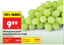 Biedronka Winogrono jasne bezpestkowe oferta