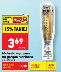 Biedronka Makrela wędzona na gorąco Marinero oferta