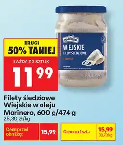 Biedronka Filety śledziowe Wiejskie w oleju Marinero oferta