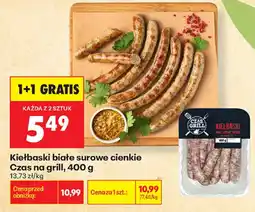 Biedronka Kiełbaski białe surowe cienkie oferta