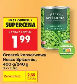 Biedronka Groszek konserwowy Nasza Spiżarnia oferta