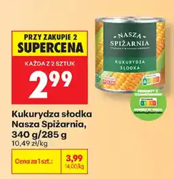 Biedronka Kukurydza słodka Nasza Spiżarnia oferta