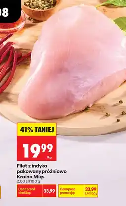 Biedronka Filet z indyka pakowany próżniowo Kraina Mięs oferta
