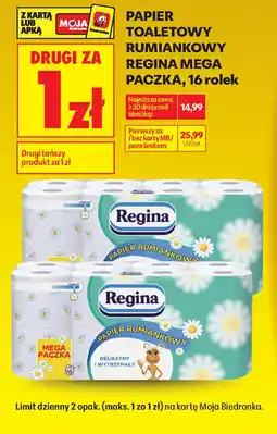 Biedronka Papier Toaletowy Rumiankowy Regina Mega Paczka oferta