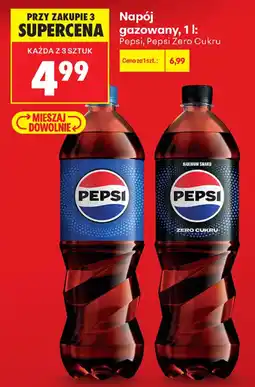 Biedronka Napój gazowany Pepsi, Pepsi Zero Cukru oferta