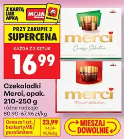 Biedronka Czekoladki Merci oferta