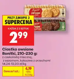 Biedronka Ciastka owsiane Bonitki oferta