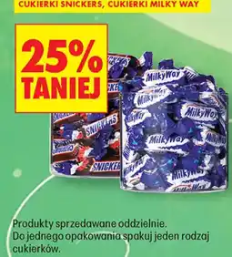 Biedronka Cukierki Snickers, Cukierki Milky Way oferta