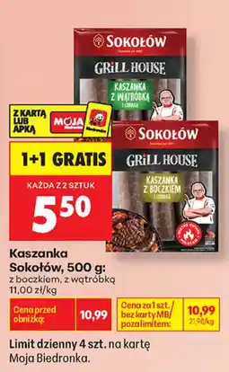 Biedronka Kaszanka Sokołów oferta