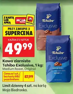 Biedronka Kawa ziarnista Tchibo Exclusive oferta