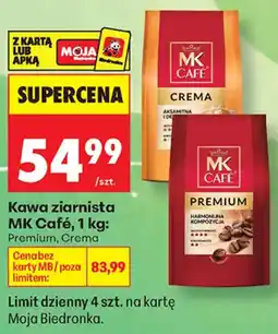Biedronka Kawa ziarnista MK Café oferta