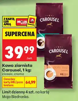 Biedronka Kawa ziarnista Carousel oferta