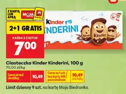 Biedronka Ciasteczka Kinder Kinderini oferta