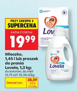 Biedronka Mleczko do prania Lovela oferta