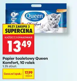 Biedronka Papier toaletowy Queen Komfort oferta