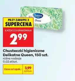 Biedronka Chusteczki higieniczne Delikatne Queen oferta