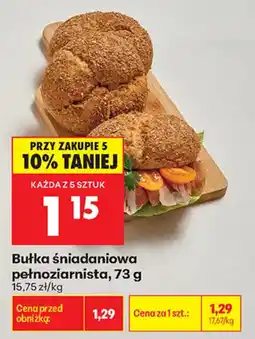 Biedronka Bułka śniadaniowa pełnoziarnista oferta