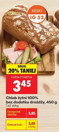 Biedronka Chleb żytni 100% oferta
