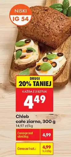 Biedronka Chleb całe ziarno oferta