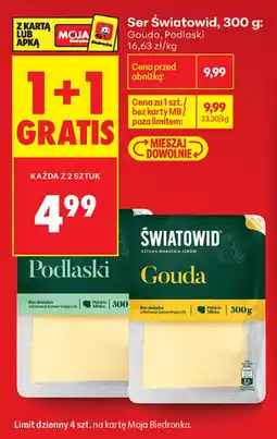 Biedronka Ser Światowid Gouda oferta