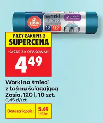 Biedronka Worki na śmieci Zosia oferta