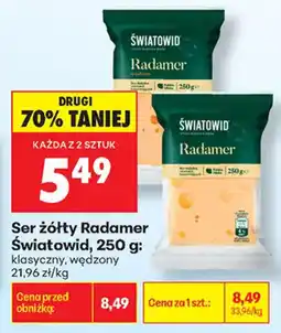 Biedronka Ser żółty Radamer Światowid oferta