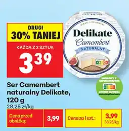 Biedronka Ser Camembert naturalny Delikate oferta