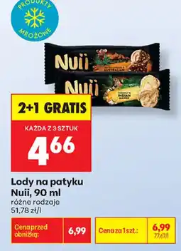 Biedronka Lody na patyku Nuii oferta